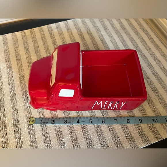New - Rae Dunn Red Christmas Truck - MERRY - Picture 5 of 7